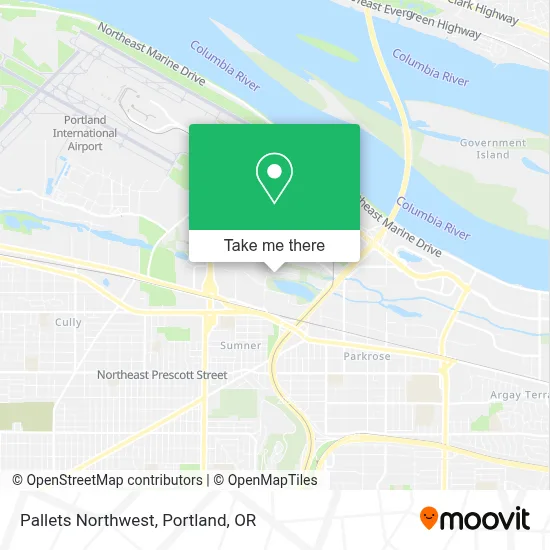 Pallets Northwest map