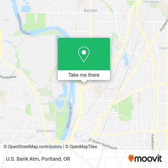 U.S. Bank Atm map
