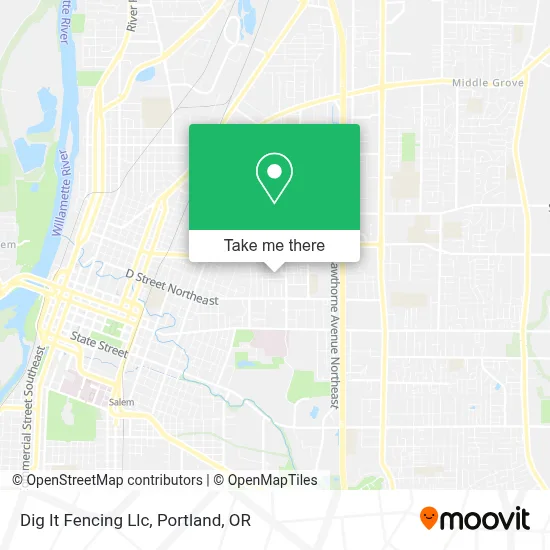 Dig It Fencing Llc map