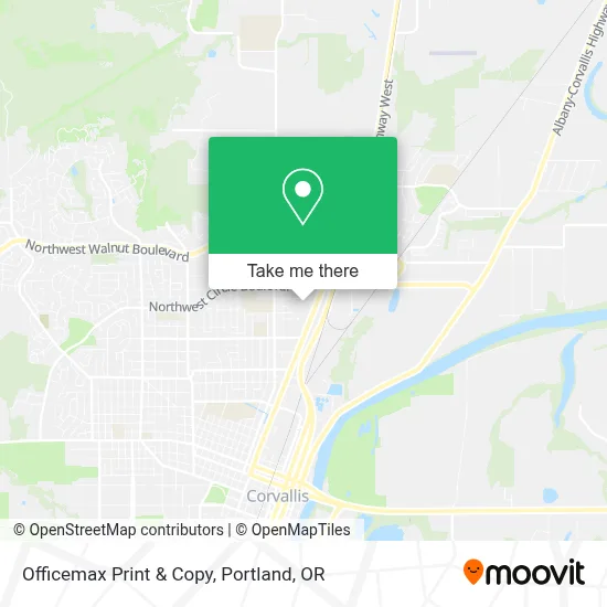 Officemax Print & Copy map