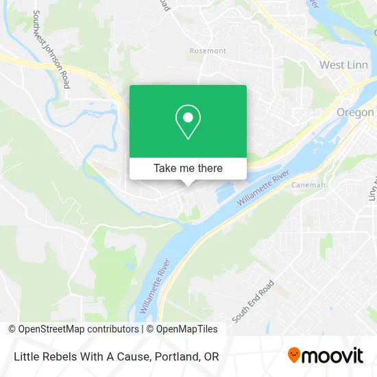Little Rebels With A Cause map