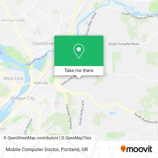 Mobile Computer Doctor map