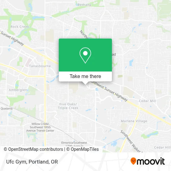 Ufc Gym map