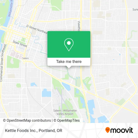 Kettle Foods Inc. map