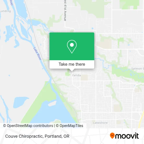 Couve Chiropractic map