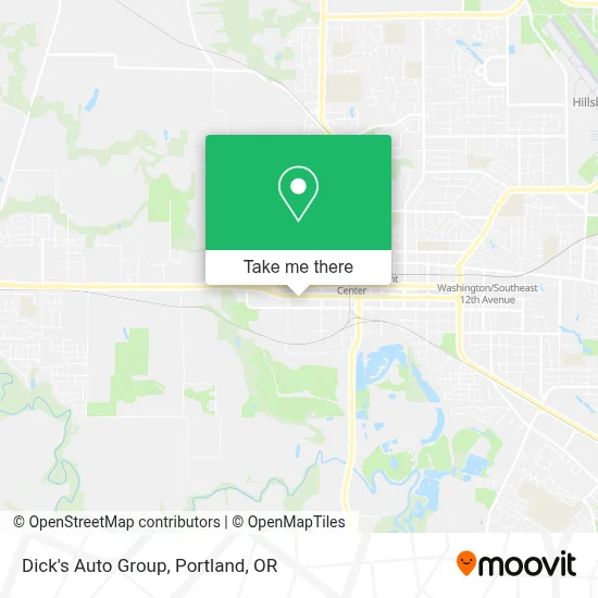 Dick's Auto Group map