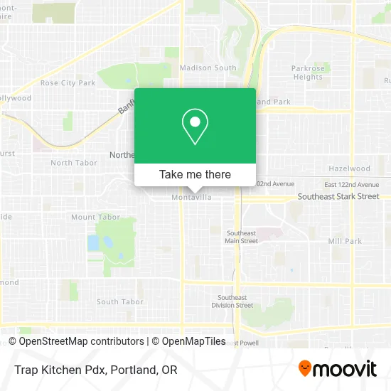 Trap Kitchen Pdx map