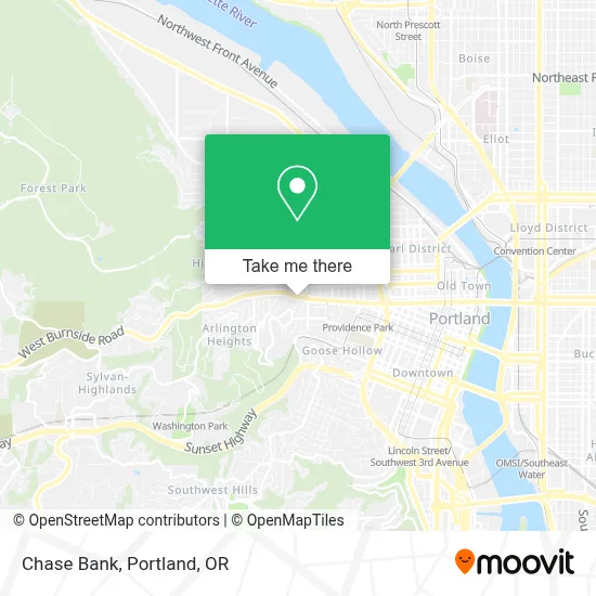Chase Bank map
