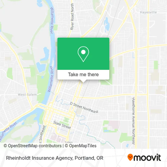 Rheinholdt Insurance Agency map