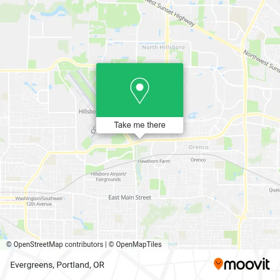 Evergreens map