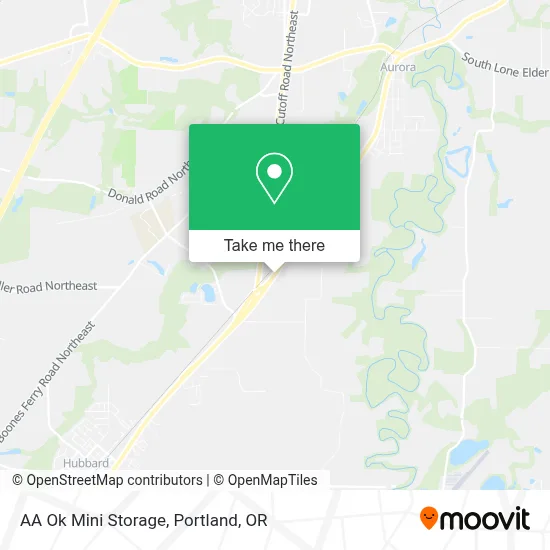 AA Ok Mini Storage map