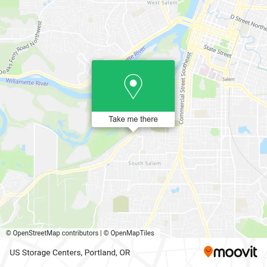 US Storage Centers map