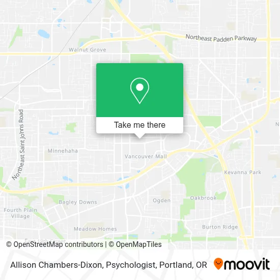Allison Chambers-Dixon, Psychologist map