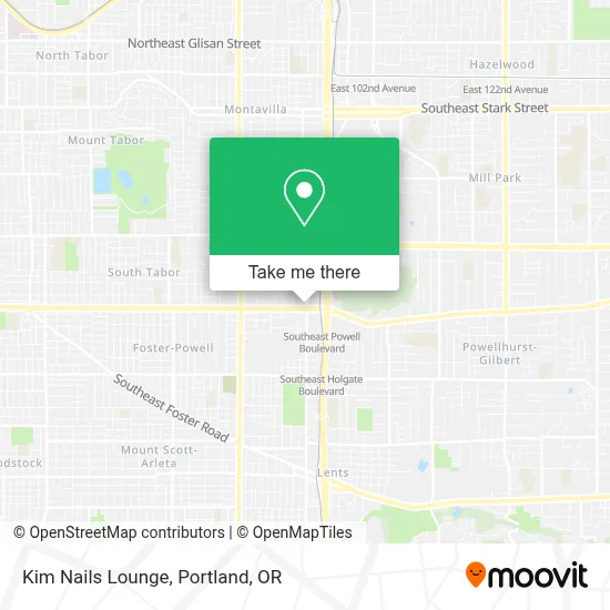 Kim Nails Lounge map
