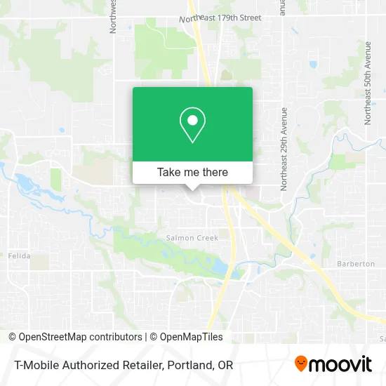 T-Mobile Authorized Retailer map