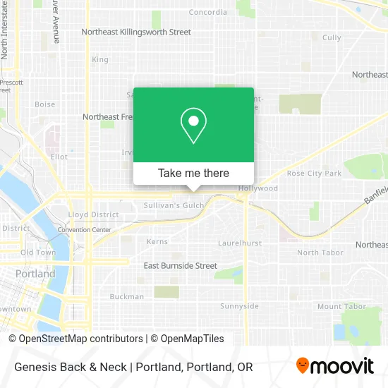 Genesis Back & Neck | Portland map
