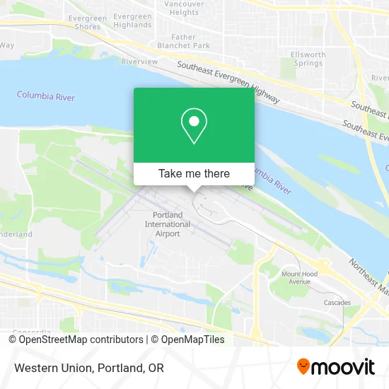 Western Union map