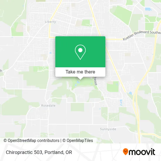 Chiropractic 503 map