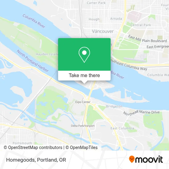Homegoods map