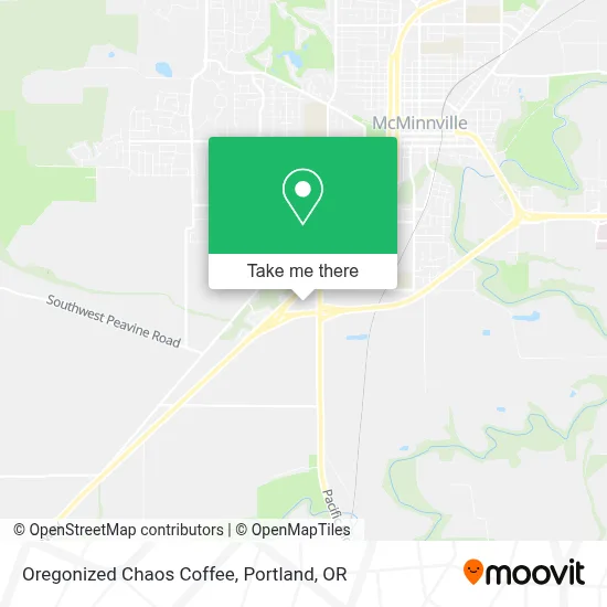 Oregonized Chaos Coffee map