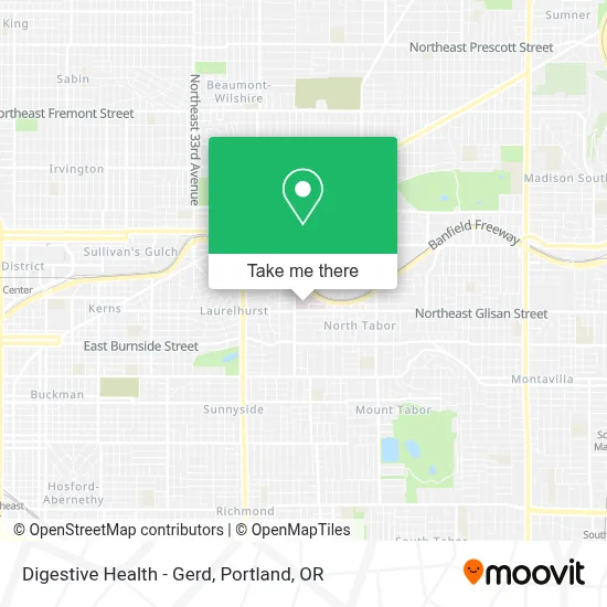 Digestive Health - Gerd map