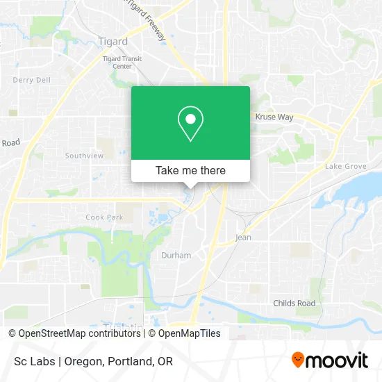 Sc Labs | Oregon map