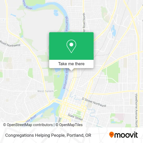 Congregations Helping People map