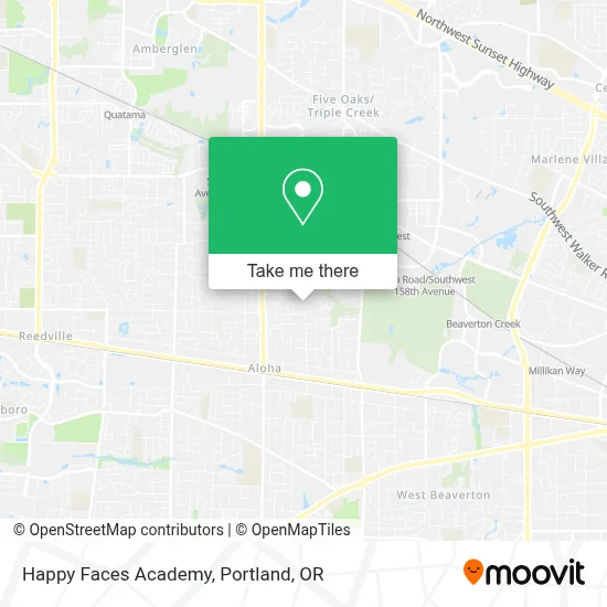 Happy Faces Academy map