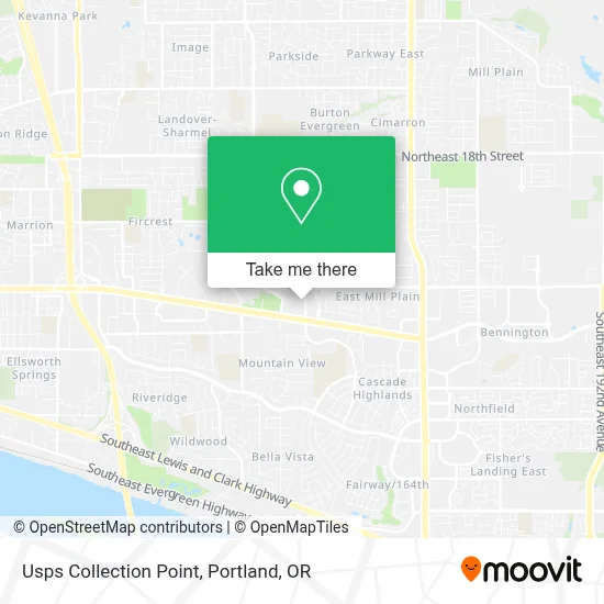 Usps Collection Point map