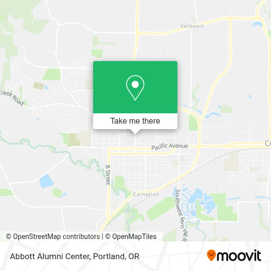 Abbott Alumni Center map