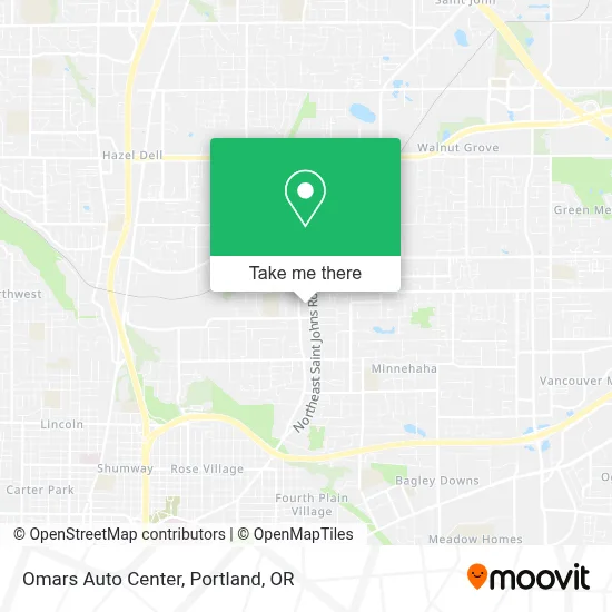 Omars Auto Center map