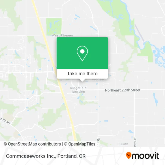 Commcaseworks Inc. map