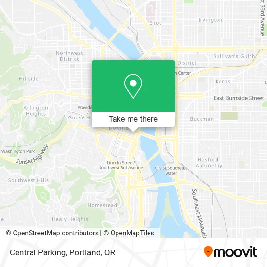 Central Parking map