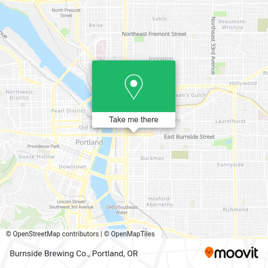 Burnside Brewing Co. map