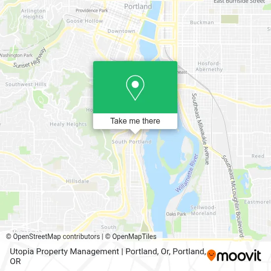 Utopia Property Management | Portland, Or map