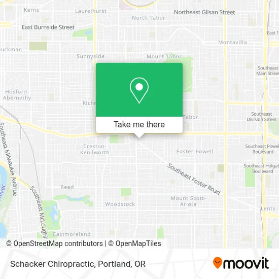 Schacker Chiropractic map