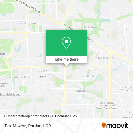 Pdx Movers map