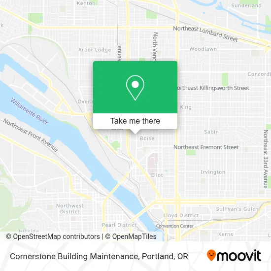 Cornerstone Building Maintenance map
