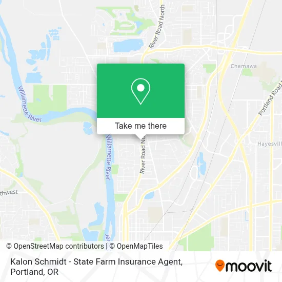 Kalon Schmidt - State Farm Insurance Agent map