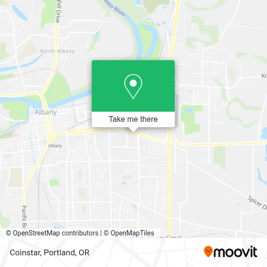 Coinstar map