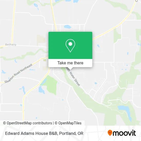 Edward Adams House B&B map