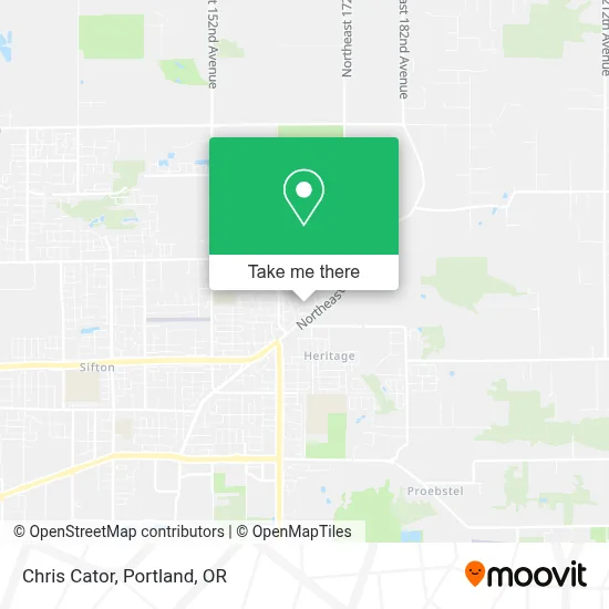 Chris Cator map
