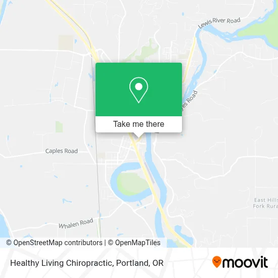 Healthy Living Chiropractic map