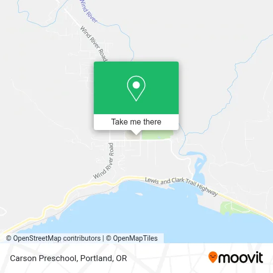 Carson Preschool map
