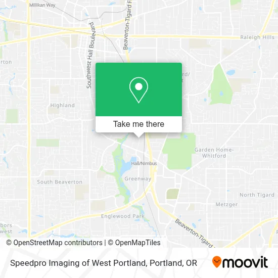 Speedpro Imaging of West Portland map