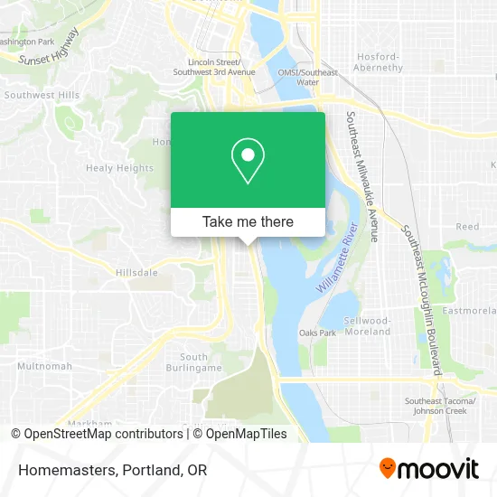 Homemasters map