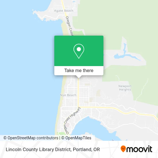 Lincoln County Library District map