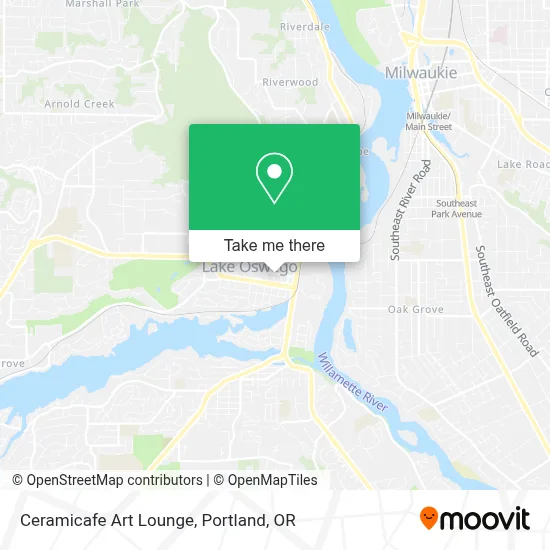 Ceramicafe Art Lounge map