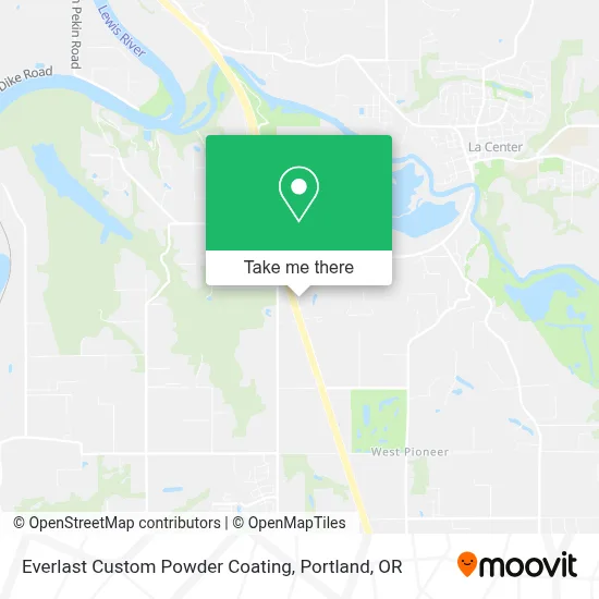 Everlast Custom Powder Coating map