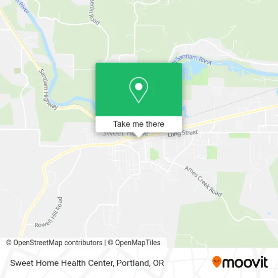 Sweet Home Health Center map